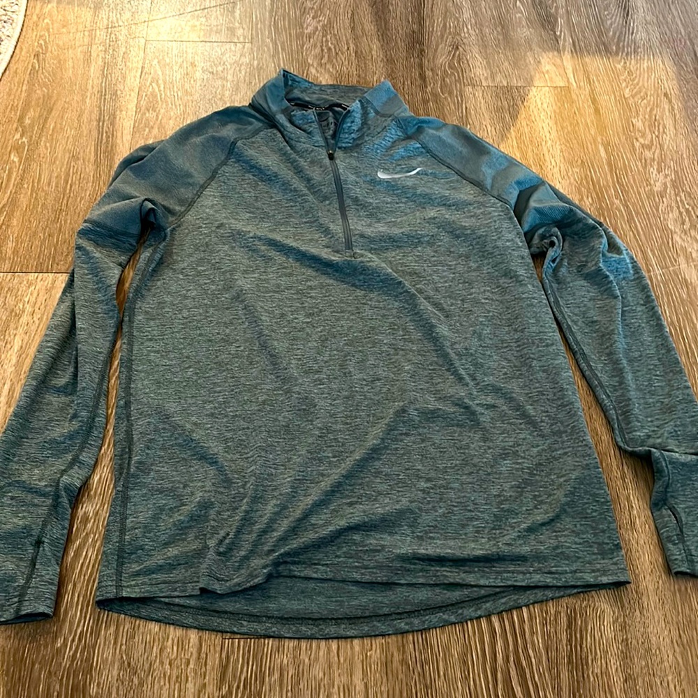 Men’s Nike teal Nike Running quarter zip - dri fit